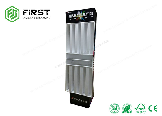 OEM Customized Foldable POP Carton Stand Custom Retail Cardboard Floor Display Stand
