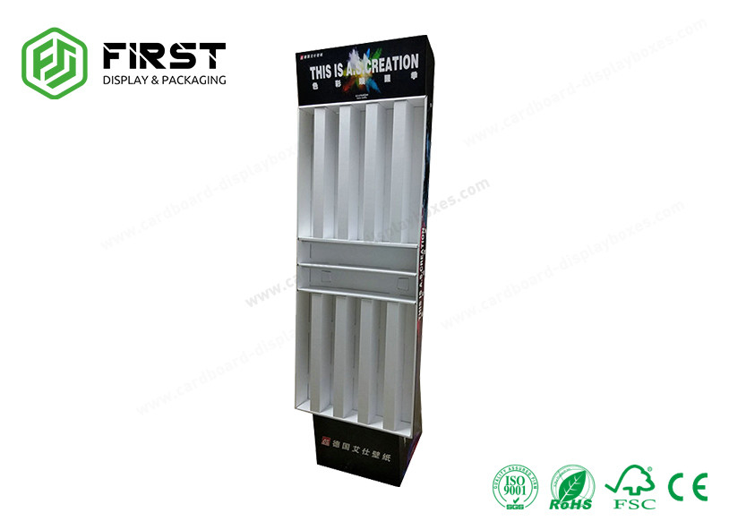 OEM Customized Foldable POP Carton Stand Custom Retail Cardboard Floor Display Stand